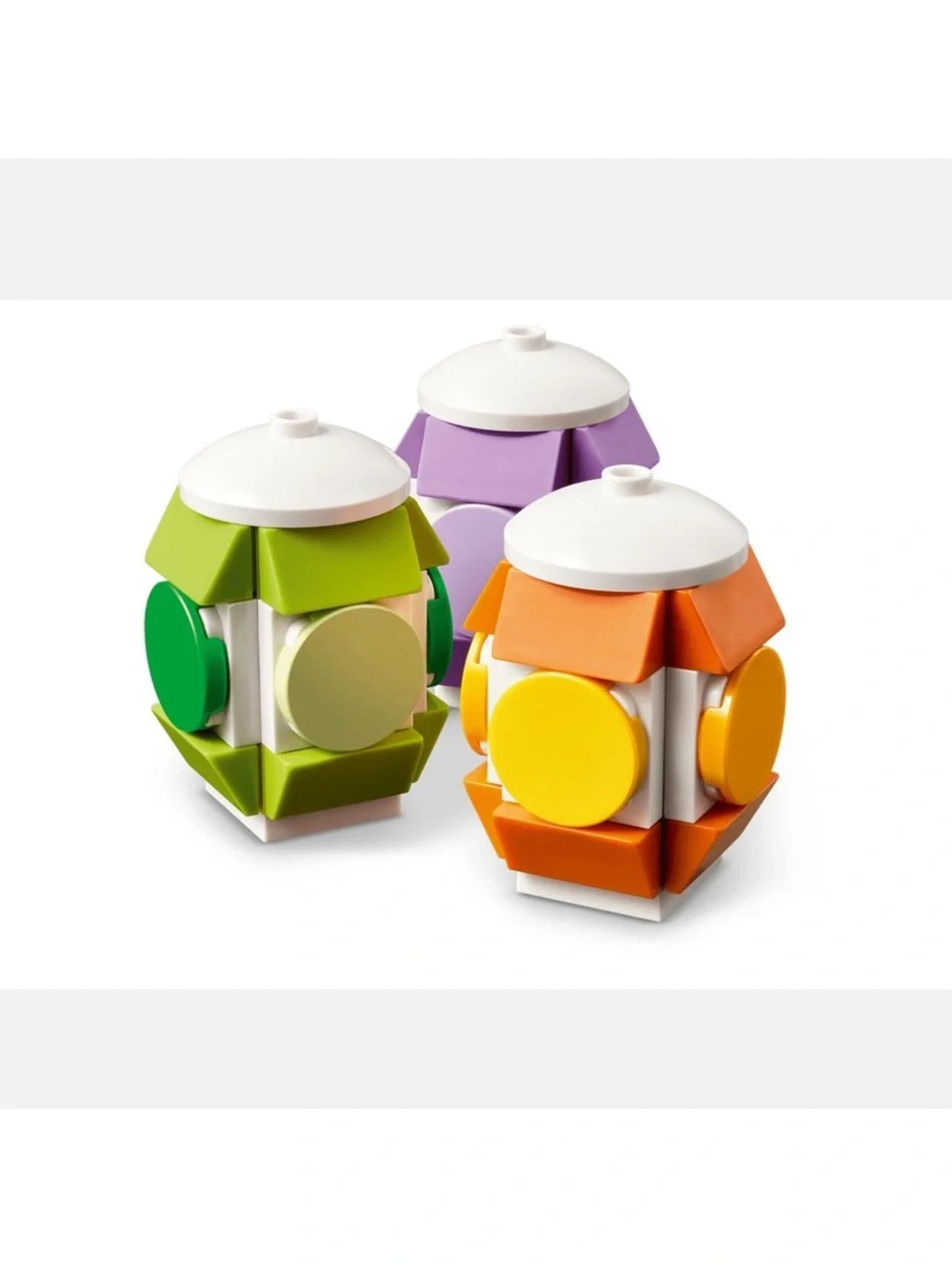 New LEGO® Easter Egg Basket (40863) w/ 3 eggs, a cute chick and 2 spring flowers - Picture 4 of 10